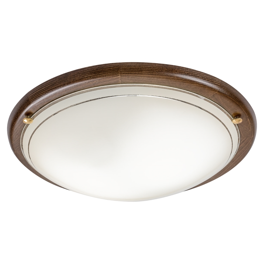 Brilagi - Plafonsko svetlo ORBIS 2xE27/60W/230V, prečnik 38 cm, od borovine
