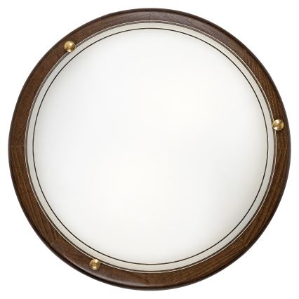Brilagi - Plafonsko svetlo ORBIS 2xE27/60W/230V, prečnik 38 cm, od borovine