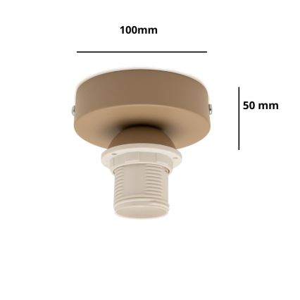 Brilagi - Plafonsko svetlo PARTY 1xE27/60W/230V, prečnik 10 cm, bež