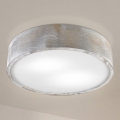 Brilagi - Plafonsko svetlo PINO 2xE27/15W/230V borovina/srebrna prečnik 37,5 cm