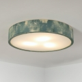 Brilagi - Plafonsko svetlo PINO 3xE27/15W/230V borovina/zelena prečnik 47,5 cm