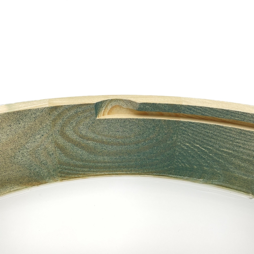 Brilagi - Plafonsko svetlo PINO 3xE27/15W/230V borovina/zelena prečnik 47,5 cm