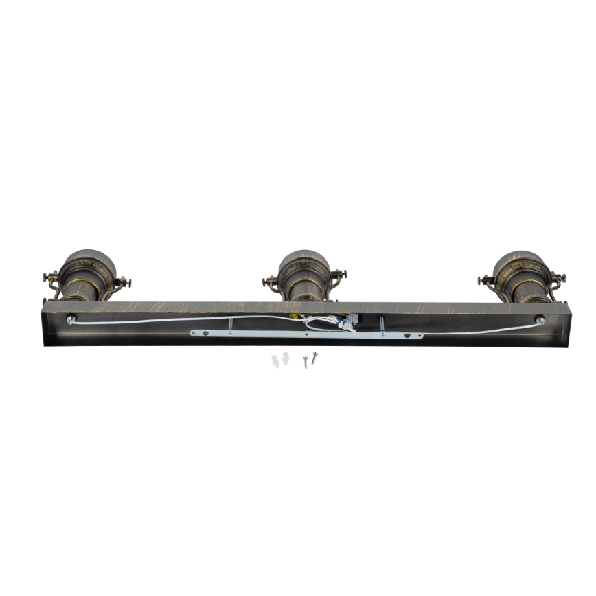 BRILAGI - Plafonsko svetlo PYRONIC 3xE27/40W/230V bronza/patina