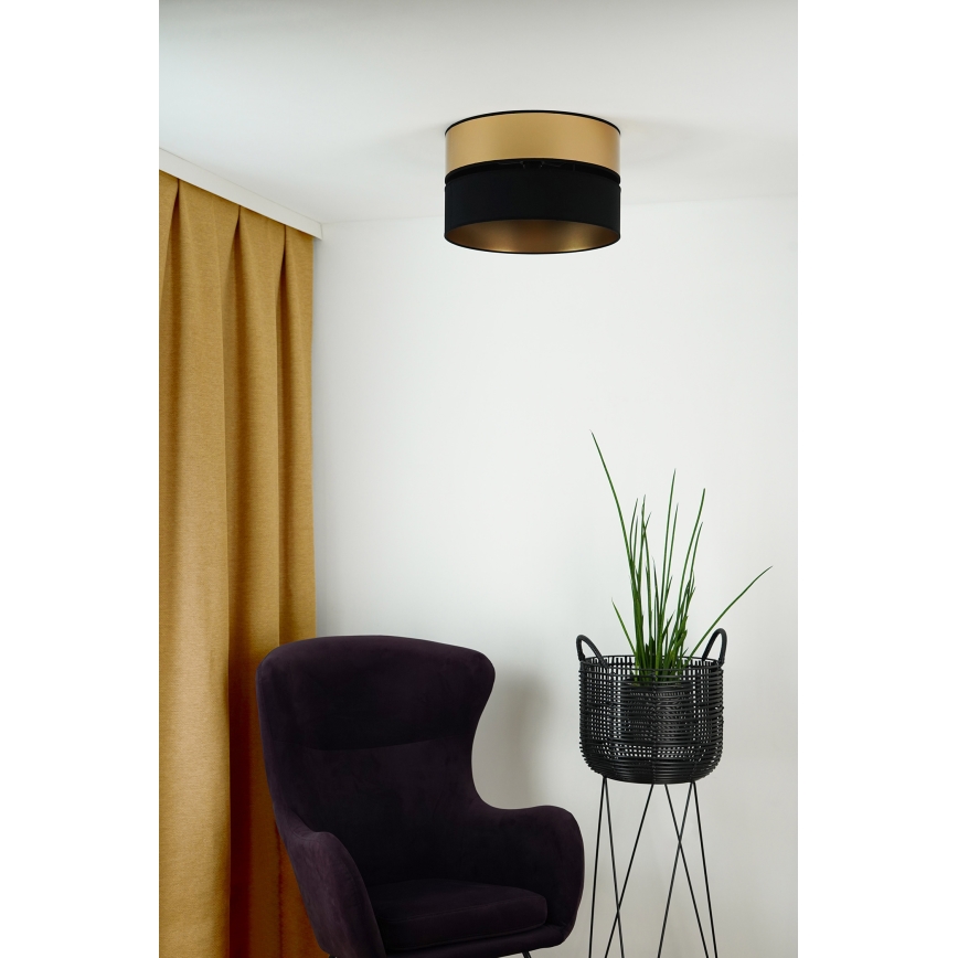 Brilagi - Plafonsko svetlo ROYAL 1xE27/15W/230V prečnika 40 cm crno/zlatno