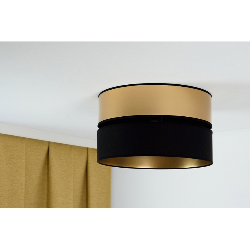Brilagi - Plafonsko svetlo ROYAL 1xE27/15W/230V prečnika 40 cm crno/zlatno