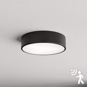 Brilagi - Plafonsko svetlo sa senzorom CLARE 2xE27/24W/230V prečnik 30 cm crna