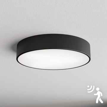 Brilagi - Plafonsko svetlo sa senzorom CLARE 3xE27/40W/230V prečnik 40 cm crno