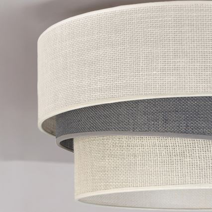 Brilagi - Plafonsko svetlo TRIO 1xE27/60W/230V prečnik 40 cm krem/siva