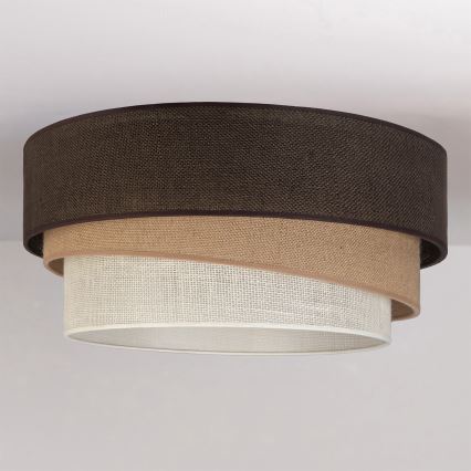 Brilagi - Plafonsko svetlo TRIO 1xE27/60W/230V Ø 40 cm braon/bež/bela