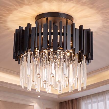 BRILAGI - Plafonsko svetlo VERVE 4xE14/40W/230V, prečnik 40 cm, crno