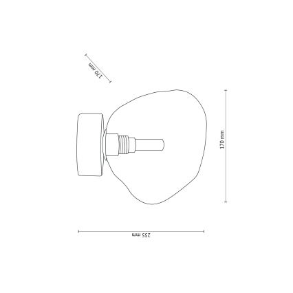Brilagi - Plafonsko svetlo VULCANO 1xG9/8W/230V bronzano/dimno bež