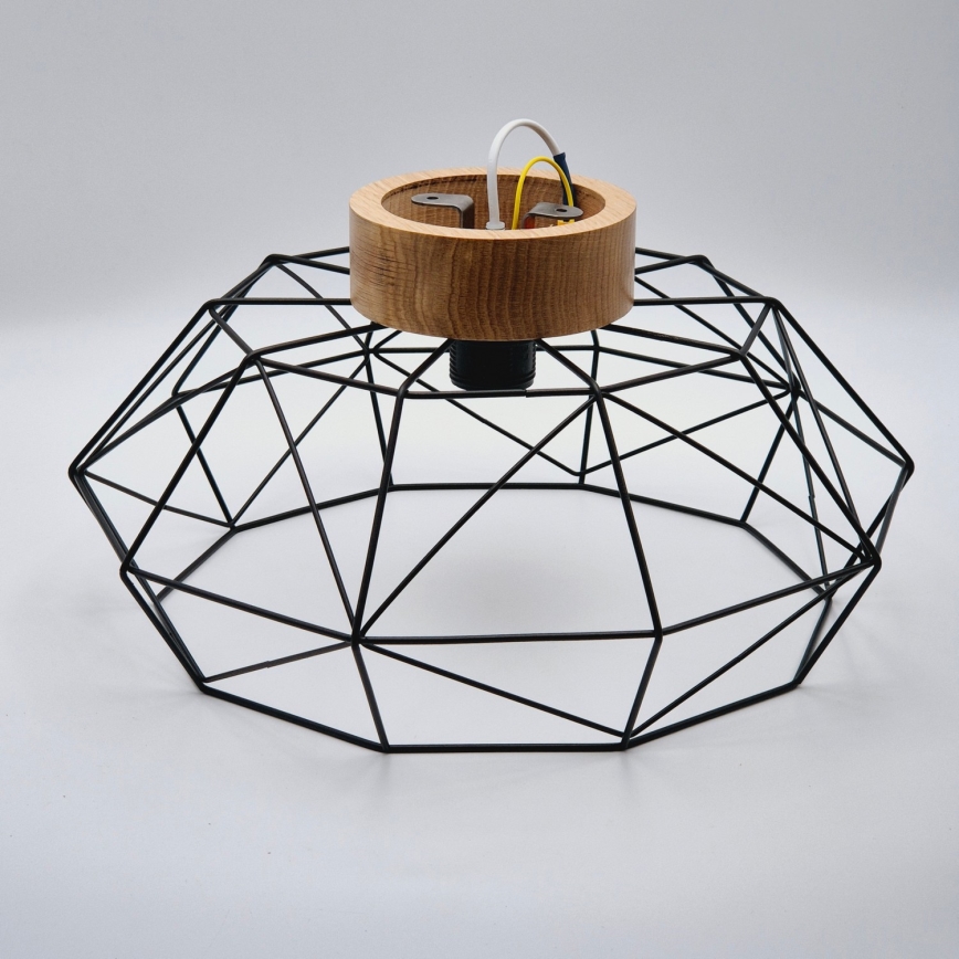 Brilagi - Plafonsko svetlo WOODY BASKET 1xE27/60W/230V, prečnik 40 cm, hrast