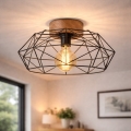 BRILAGI - Plafonsko svetlo WOODY BASKET 1xE27/60W/230V, prečnik 40 cm, hrast