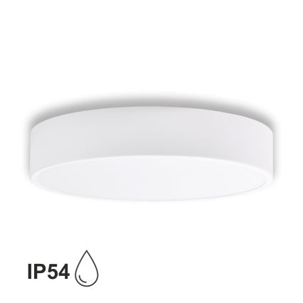 Brilagi - Plafonsko svetlo za kupatilo CLARE, 3x E27 / 24 W / 230 V, prečnik 40 cm, belo, IP54