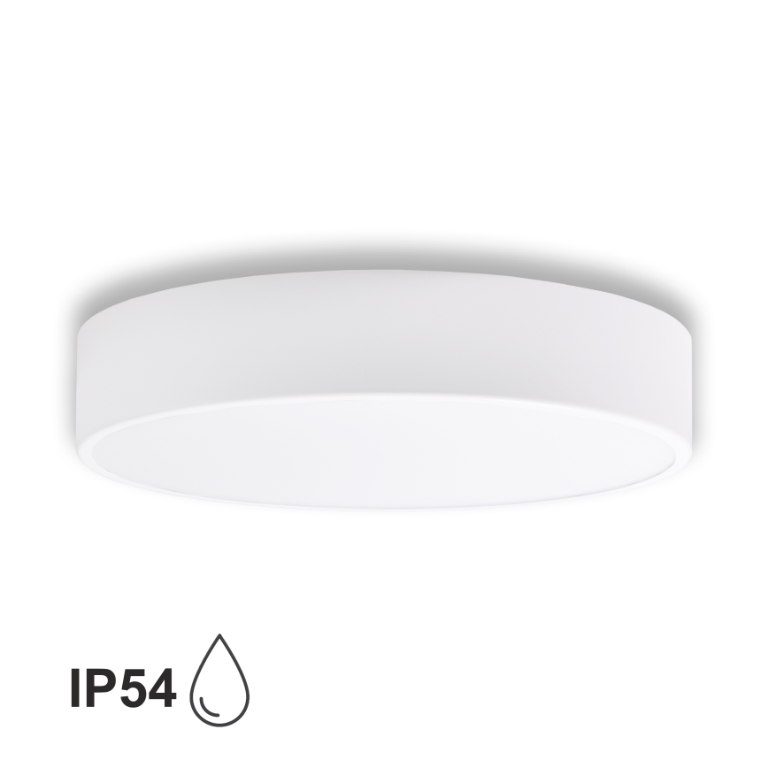 Brilagi - Plafonsko svetlo za kupatilo CLARE, 3x E27 / 24 W / 230 V, prečnik 40 cm, belo, IP54