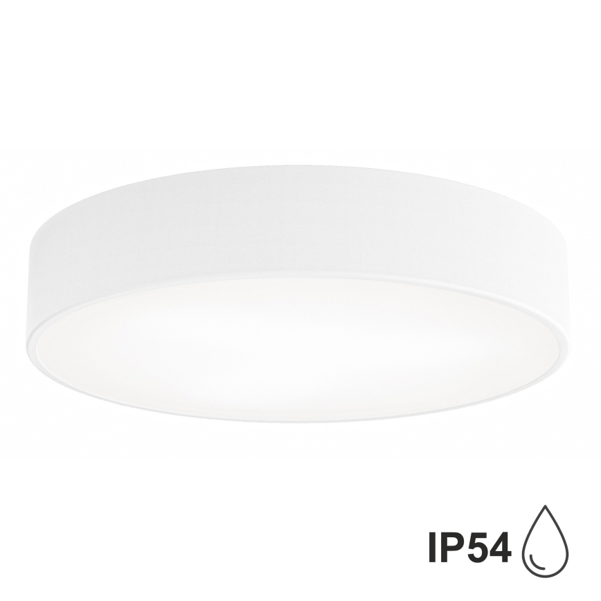 Brilagi - Plafonsko svetlo za kupatilo CLARE, 3x E27 / 24 W / 230 V, prečnik 40 cm, belo, IP54