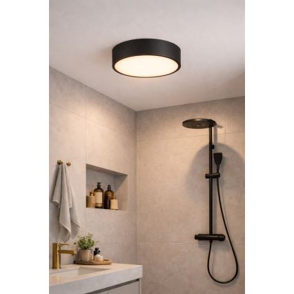 Brilagi - Plafonsko svetlo za kupatilo POOL 5xE27/15W/230V, prečnik 60 cm, IP54, crno