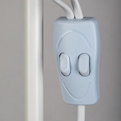 Brilagi - Podna lampa ARIANA 1xE27/100W/230V + 1xE14/25W bela