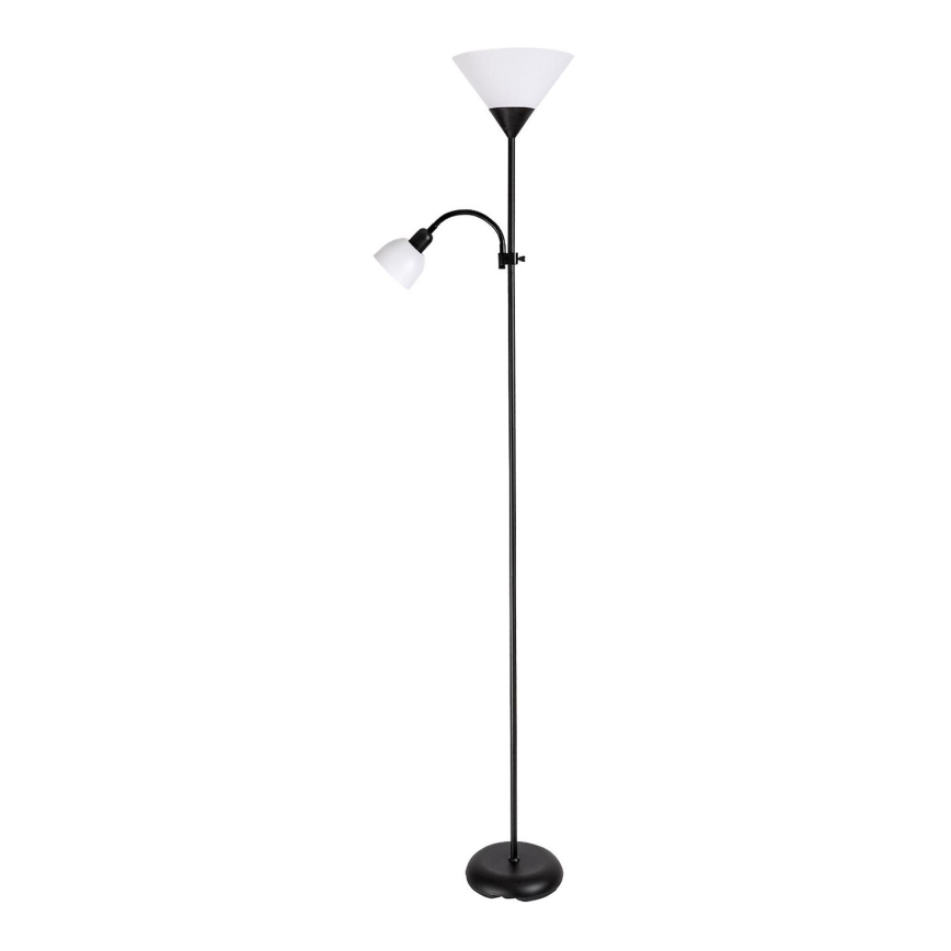 Brilagi - Podna lampa ARIANA 1xE27/100W/230V + 1xE14/25W crna
