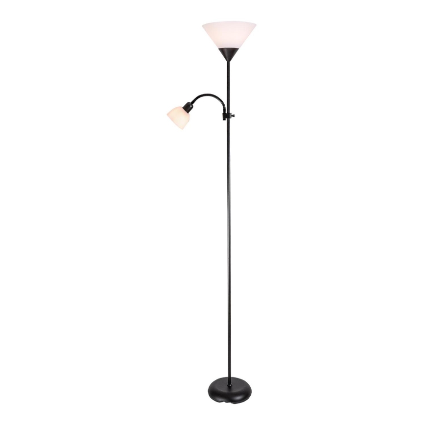 Brilagi - Podna lampa ARIANA 1xE27/100W/230V + 1xE14/25W crna