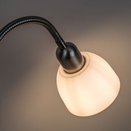 Brilagi - Podna lampa ARIANA 1xE27/100W/230V + 1xE14/25W mat hrom