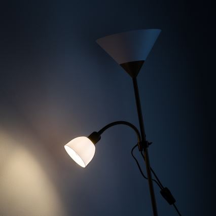 Brilagi - Podna lampa ARIANA 1xE27/100W/230V + 1xE14/25W zlatna