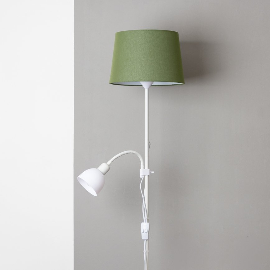 Brilagi - Podna lampa CERIA 1xE27/100W/230V + 1xE14/25W bela/zelena