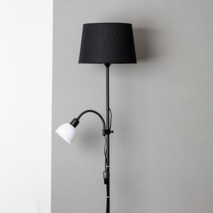 Brilagi - Podna lampa CERIA 1xE27/100W/230V + 1xE14/25W crna