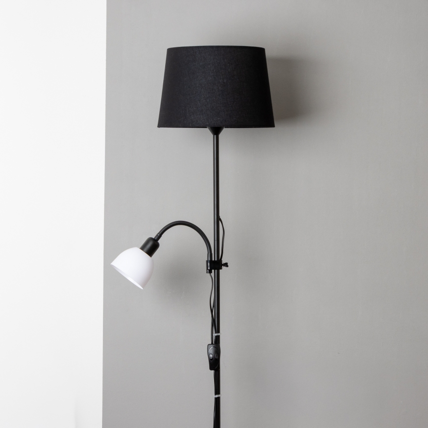 Brilagi - Podna lampa CERIA 1xE27/100W/230V + 1xE14/25W crna