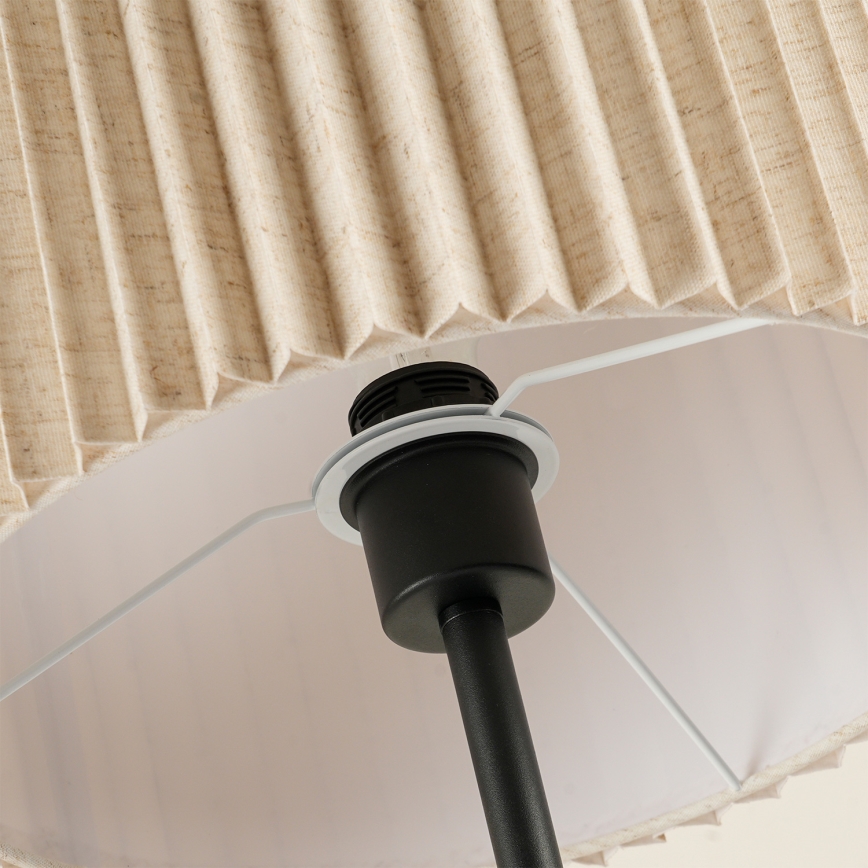 Brilagi - Podna lampa NORDIC WAVE 1xE27/15W/230V lan/crna