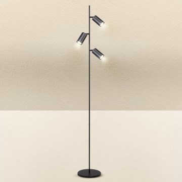 Brilagi - Podna lampa SELE 3xGU10/30W/230V crna