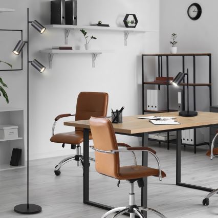 Brilagi - Podna lampa SELE 3xGU10/30W/230V crna