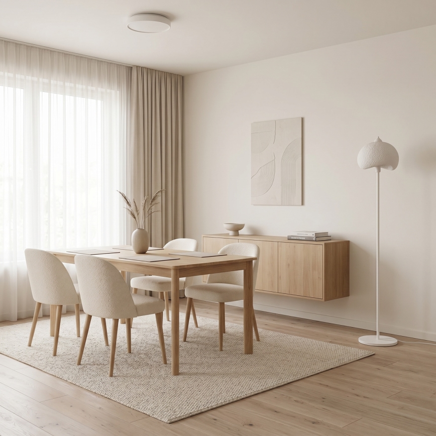 Brilagi - Podna lampa WABI SABI 1xE27/40W/230V bela