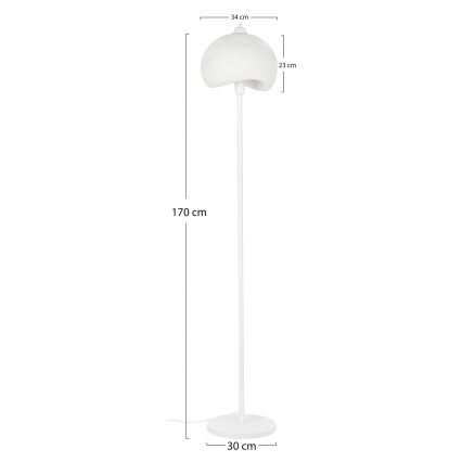 Brilagi - Podna lampa WABI SABI 1xE27/40W/230V bela