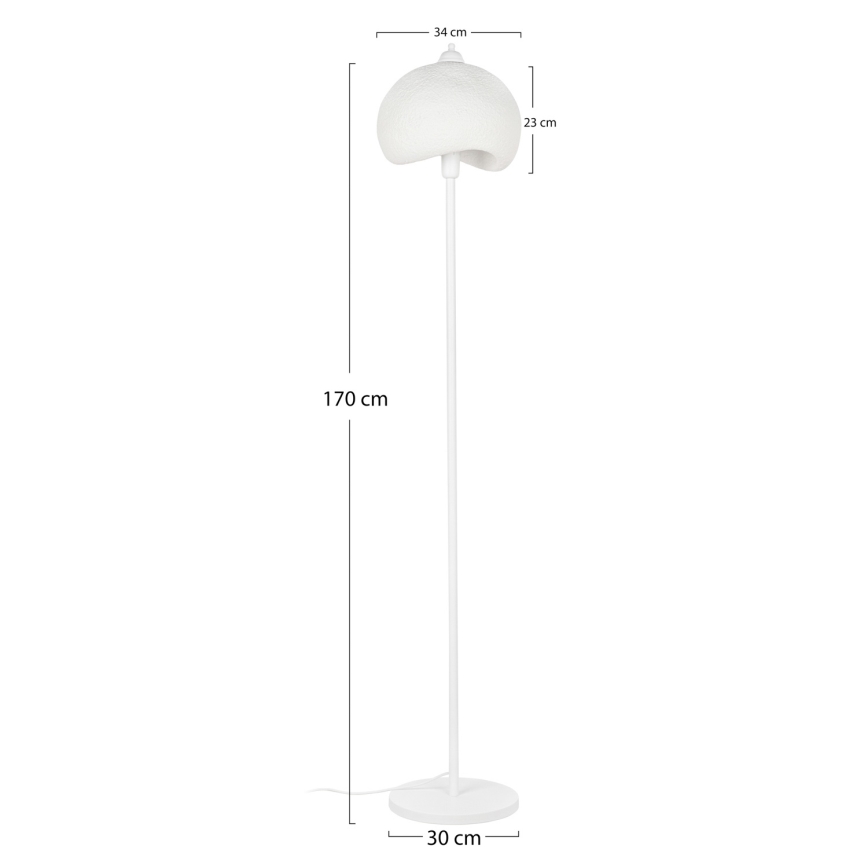 Brilagi - Podna lampa WABI SABI 1xE27/40W/230V bela