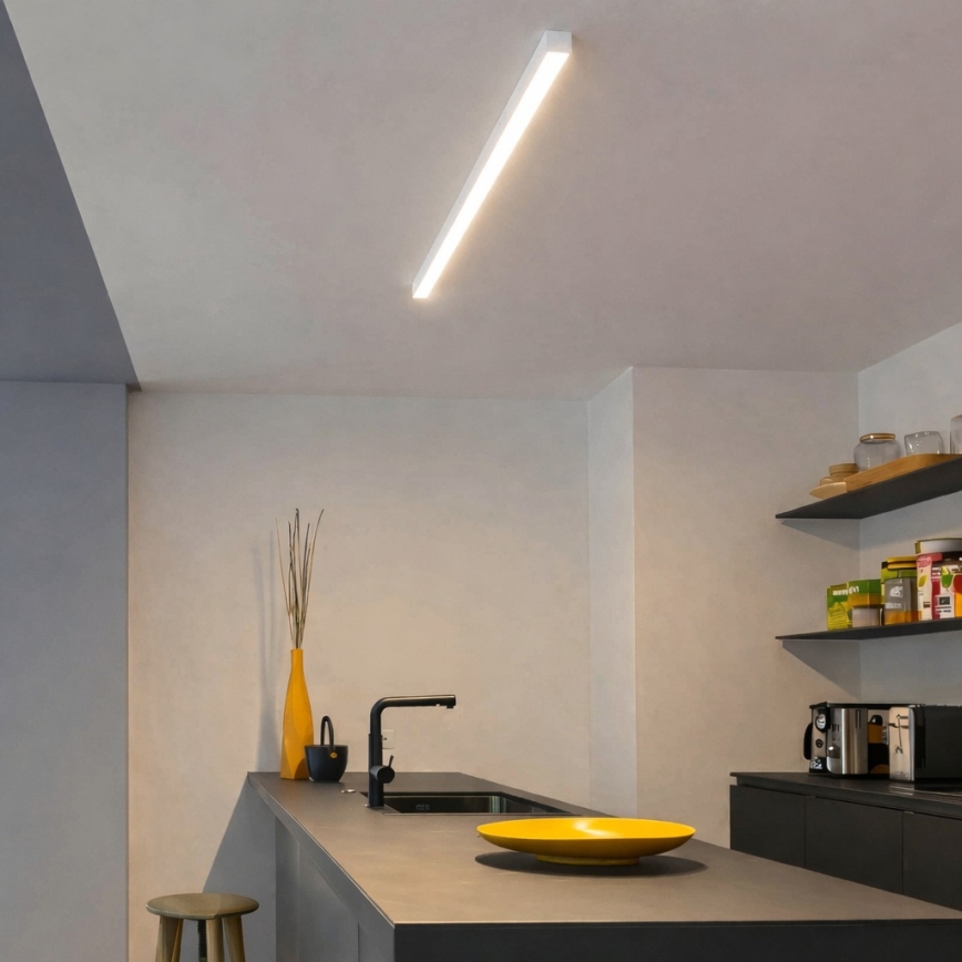 Brilagi - LED plafonska nadgradna svetiljka FULLDAY LED/20/30/40W/230V 2700/4000/6000K 120 cm bela