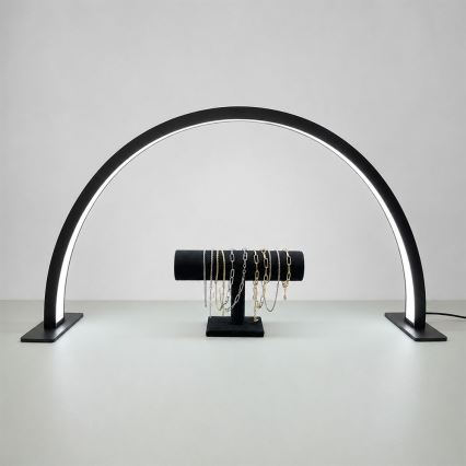 Brilagi - LED prigušiva lučna stona lampa RADIO LED/30W/24/230V 3000/4000/6500K crna