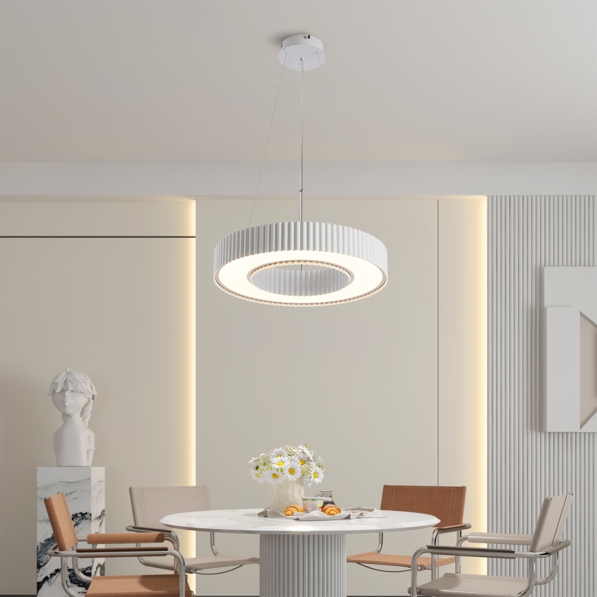 Brilagi - LED prigušiva luster na sajli LUMIX LED/48W/230V 3000-6000K bela, prečnik 50 cm + daljinski upravljač