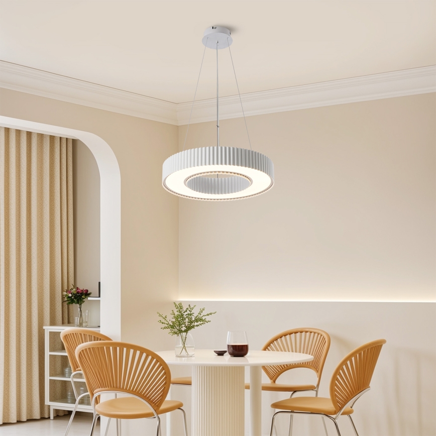 Brilagi - LED prigušiva luster na sajli LUMIX LED/48W/230V 3000-6000K bela, prečnik 50 cm + daljinski upravljač