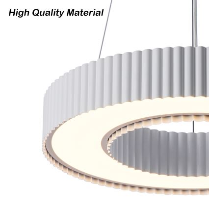 Brilagi - LED prigušiva luster na sajli LUMIX LED/48W/230V 3000-6000K bela, prečnik 50 cm + daljinski upravljač