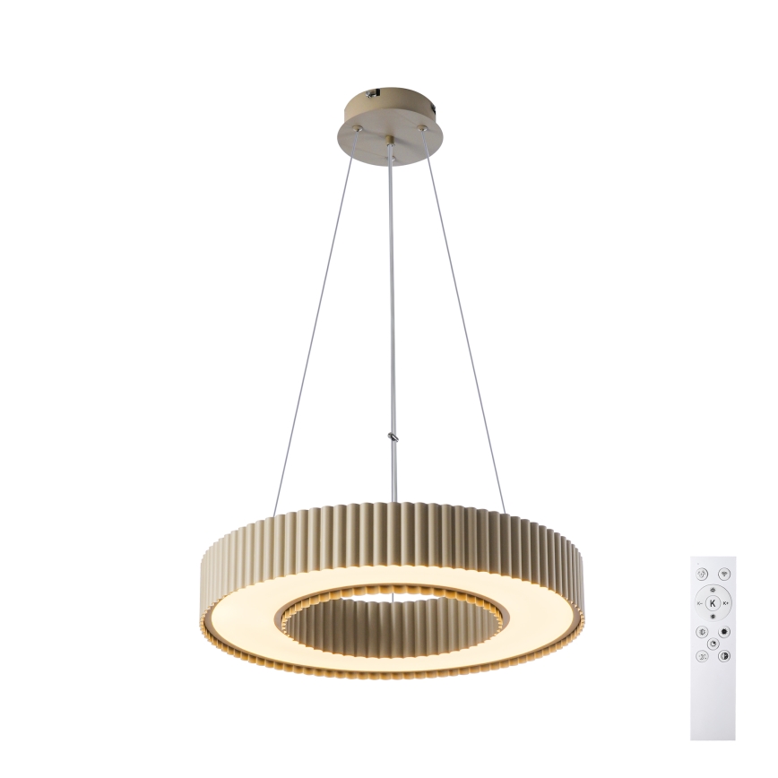 Brilagi - LED prigušiva luster na sajli LUMIX LED/48W/230V 3000-6000K bež, prečnik 50 cm + daljinski upravljač