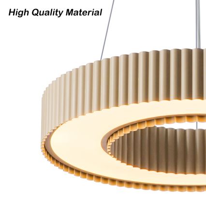 Brilagi - LED prigušiva luster na sajli LUMIX LED/48W/230V 3000-6000K bež, prečnik 50 cm + daljinski upravljač