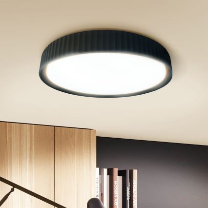 Brilagi - LED prigušiva plafonska lampa LUCIA LED/48W/230V 3000-6500K pr. 41 cm crna + daljinski upravljač
