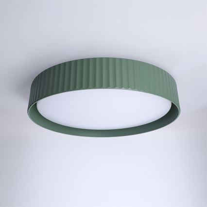 Brilagi - LED prigušiva plafonska lampa LUCIA LED/48W/230V 3000-6500K prečnik 41 cm zelena + daljinski upravljač