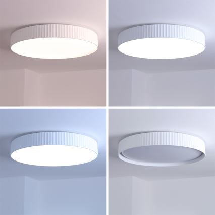 Brilagi - LED prigušiva plafonska svetiljka LUCIA LED/60W/230V 3000-6500K prečnik 59 cm bela + daljinski upravljač