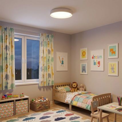 Brilagi - LED prigušiva plafonska svetiljka LUCIA LED/60W/230V 3000-6500K prečnik 59 cm bela + daljinski upravljač
