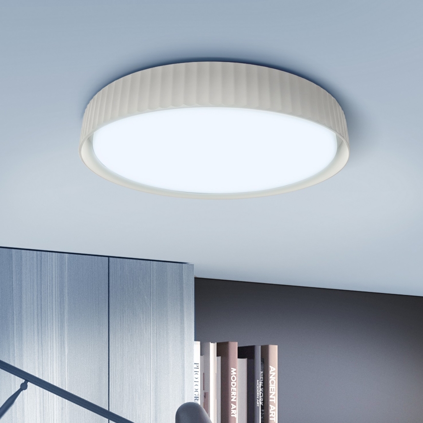 Brilagi - LED prigušiva plafonska svetiljka LUCIA LED/60W/230V 3000-6500K prečnik 59 cm bela + daljinski upravljač