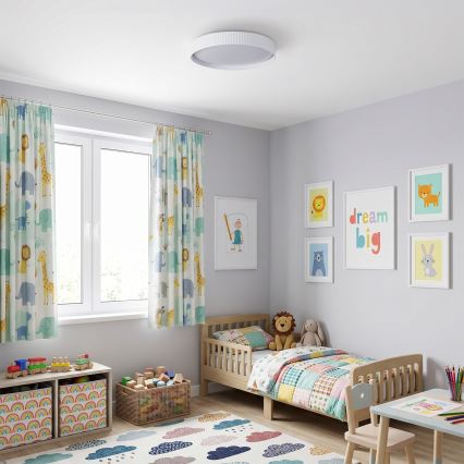 Brilagi - LED prigušiva plafonska svetiljka LUCIA LED/60W/230V 3000-6500K prečnik 59 cm bela + daljinski upravljač