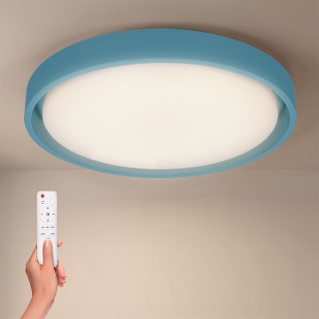 Brilagi - prigušiva LED plafonska svetiljka MATTEO LED/48W/230V 3000-6500K prečnik 41 cm tirkizna + daljinski upravljač