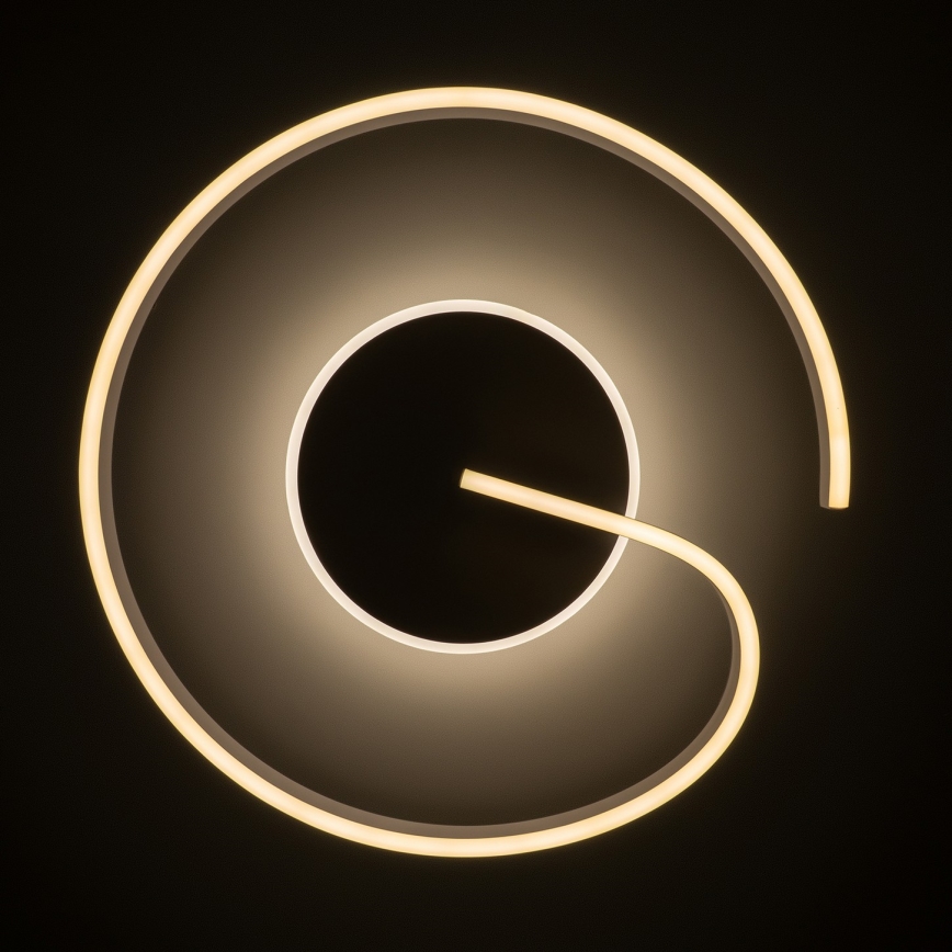 Brilagi - LED prigušiva plafonska svetiljka SPIRAL LED/56W/230V prečnik 50 cm 3000/4000/6000K + daljinski upravljač